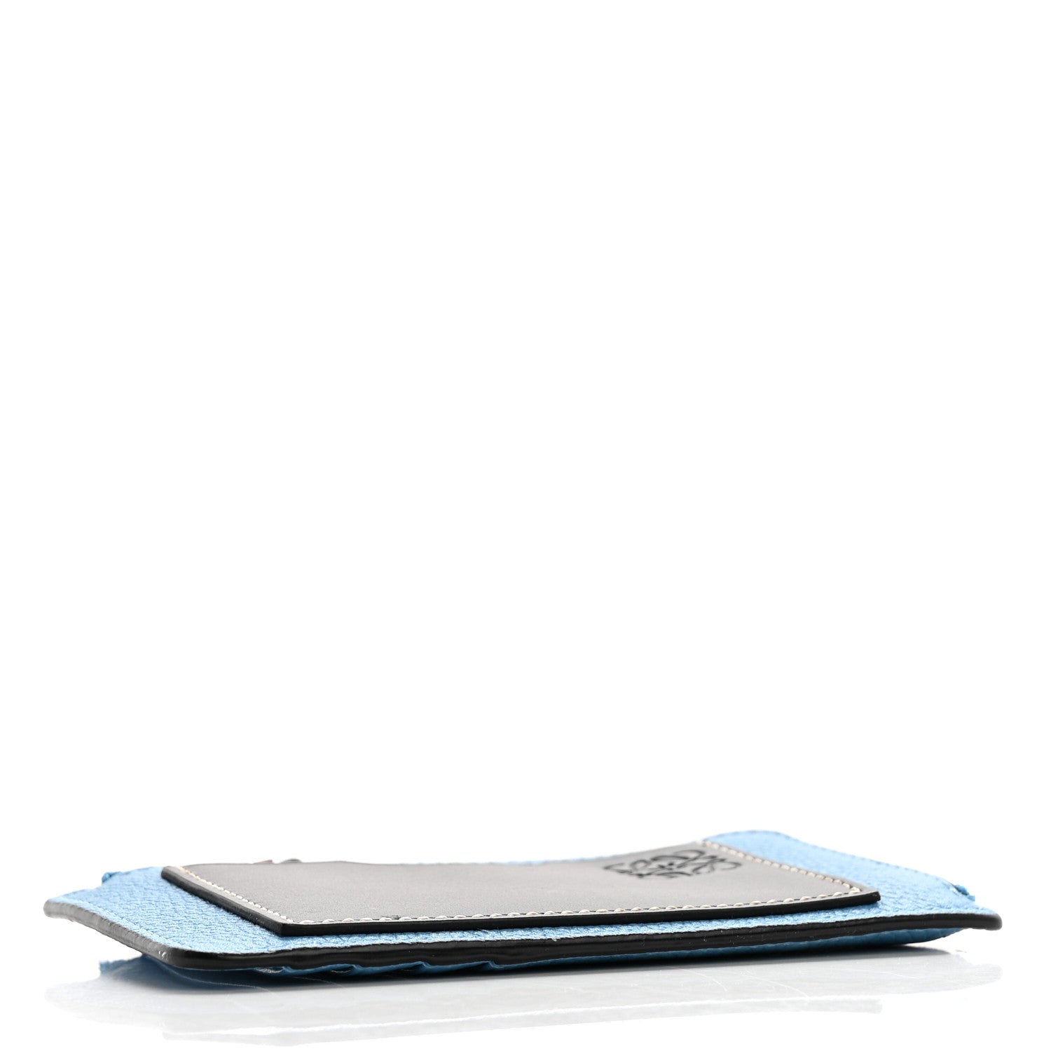 Loewe Soft Grained Calfskin Coin Card Holder Sky Blue 4 of 9