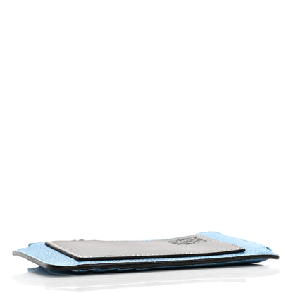 Loewe Soft Grained Calfskin Coin Card Holder Sky Blue 4 of 9