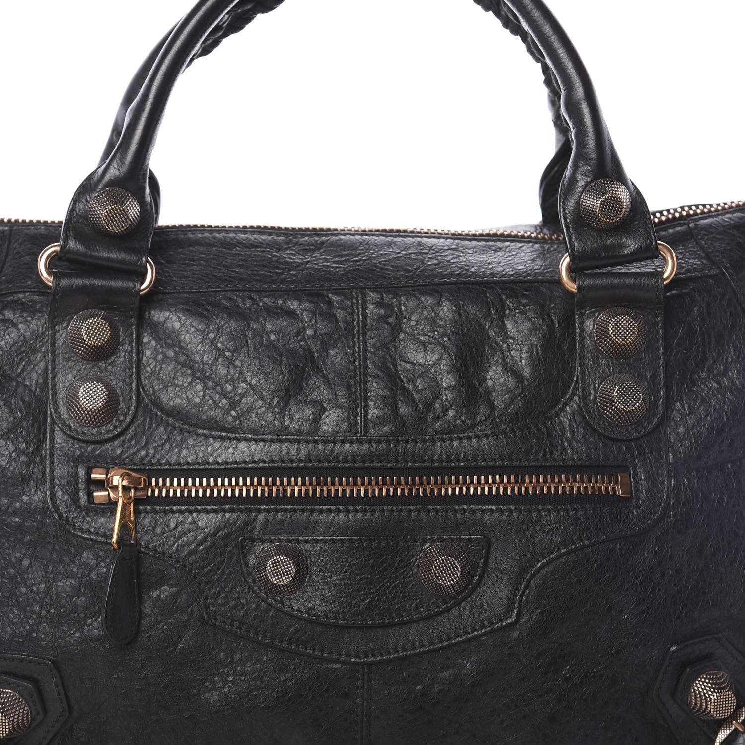 Balenciaga Agneau Giant 21 Rose Gold Hardware Work Black 7 of 9