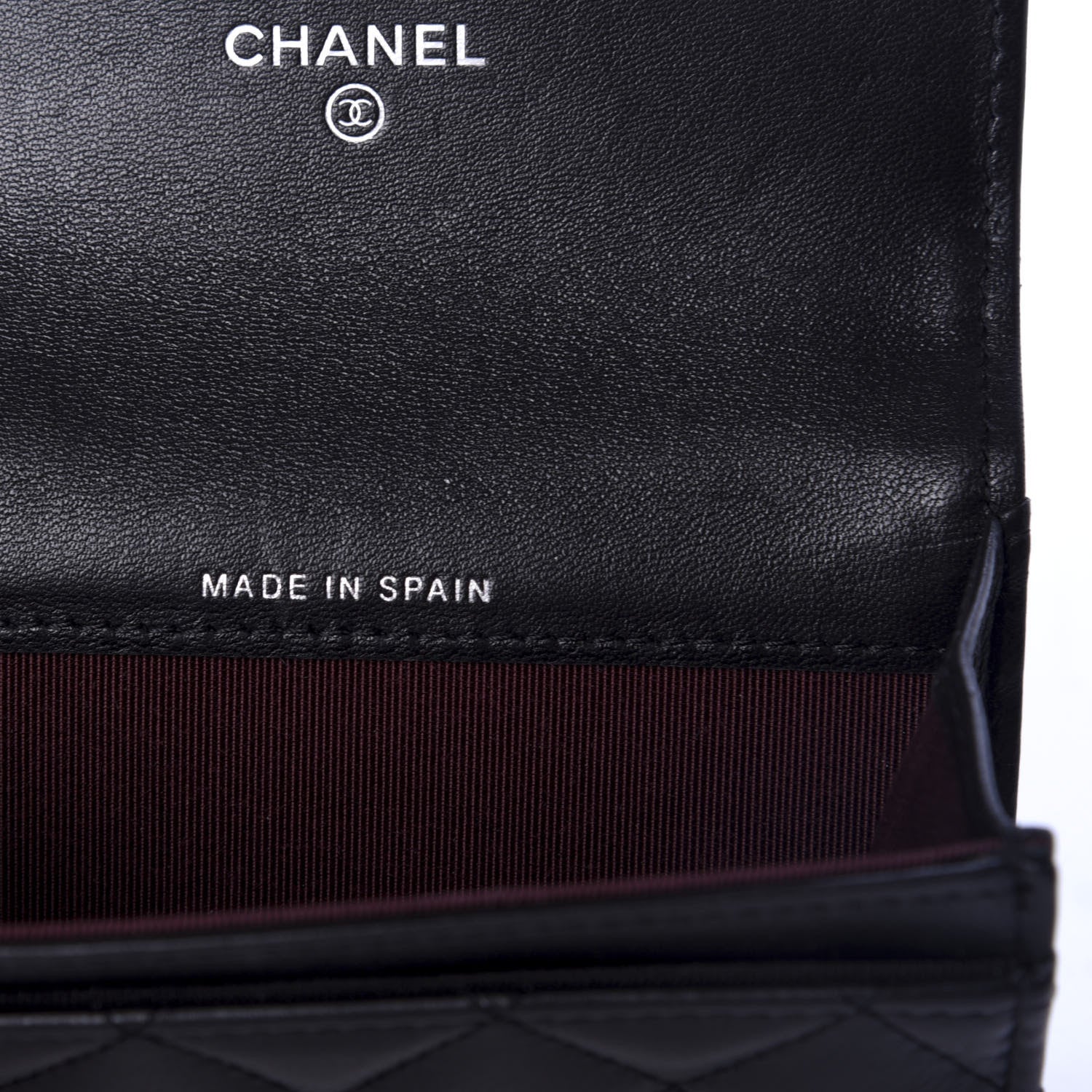 Chanel Lambskin Quilted Flap Card Holder Black 7 of 9