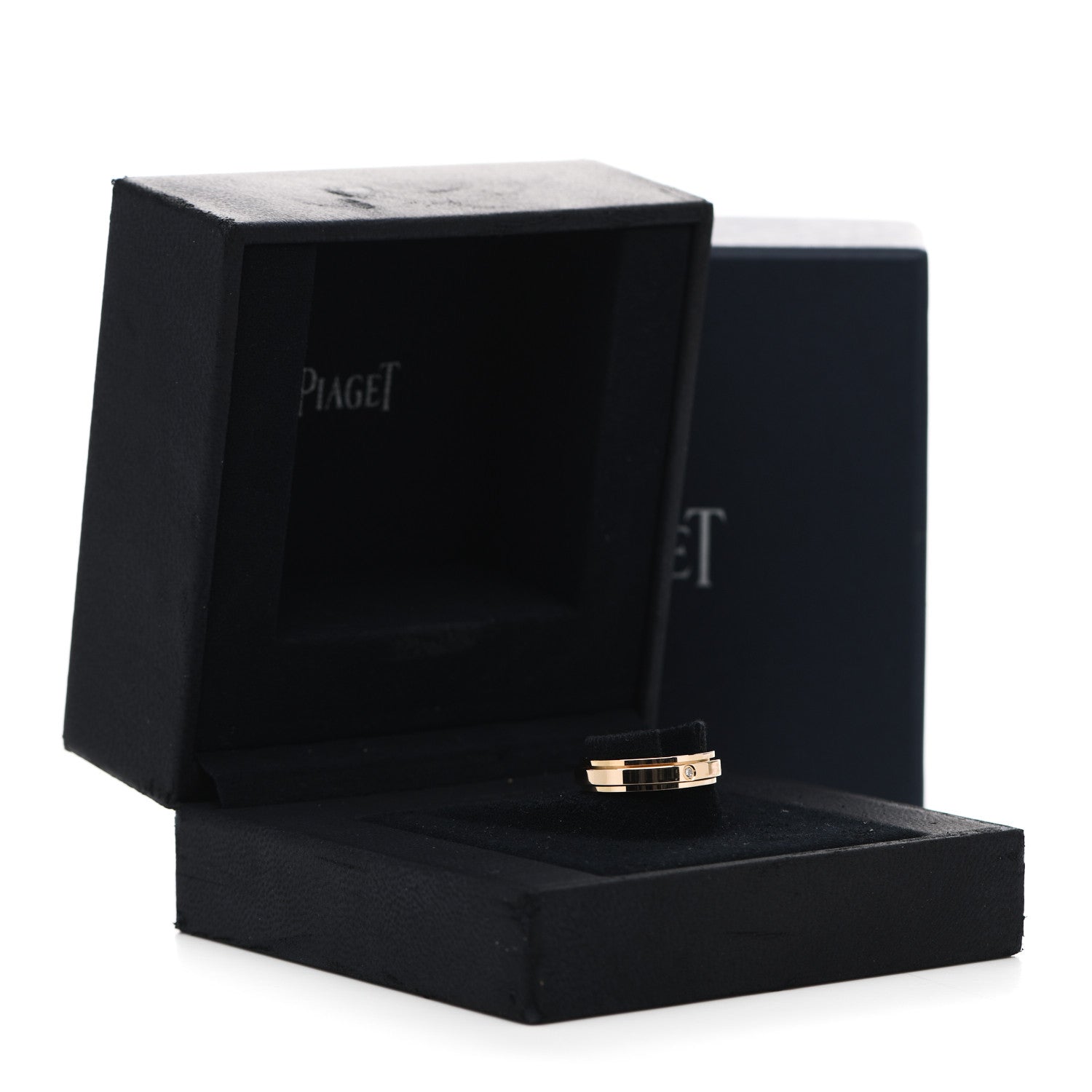 Piaget 18K Rose Gold Diamond Possession Wedding Ring 55 7.25 6 of 6