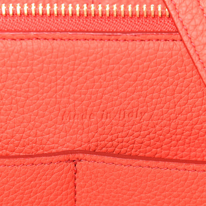 Celine Baby Grained Calfskin Small Tri-Fold Bag Orange 8 of 10