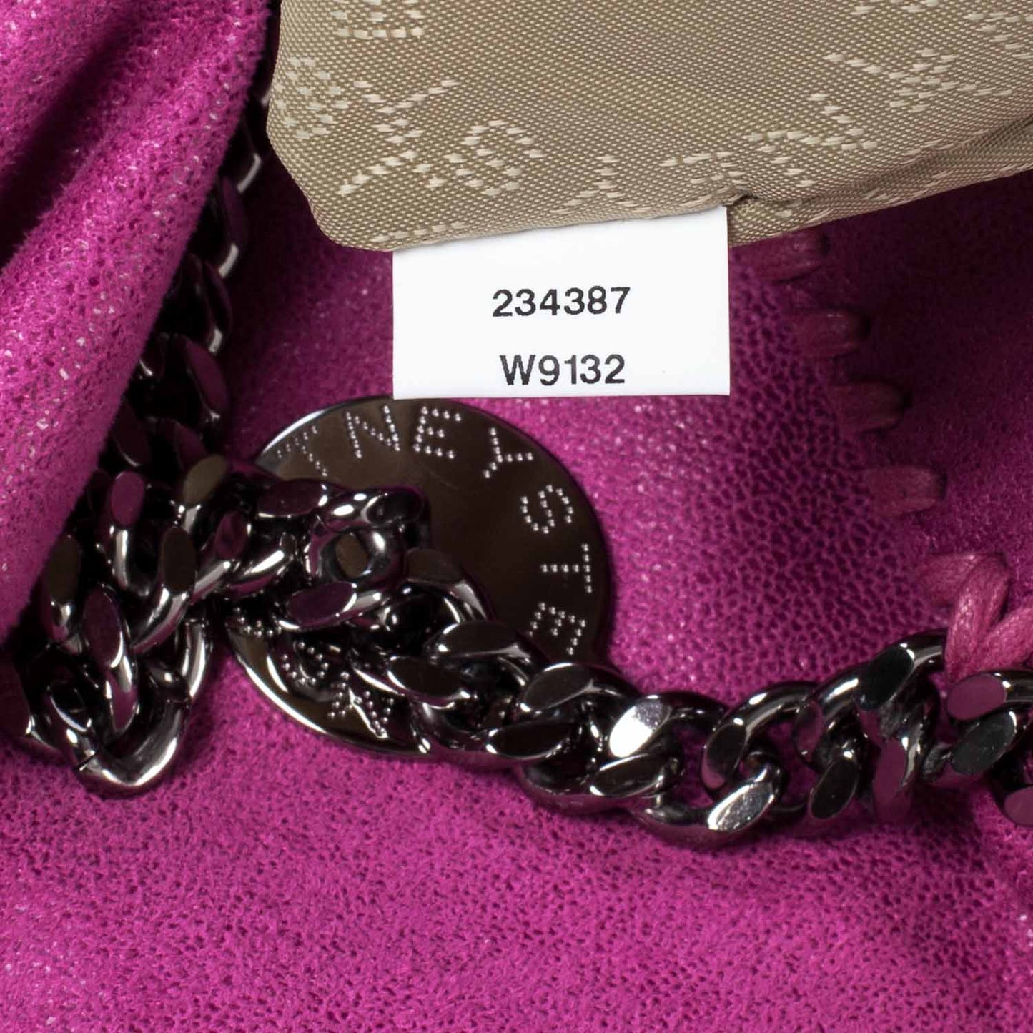 Faux Leather Falabella Tote Pink