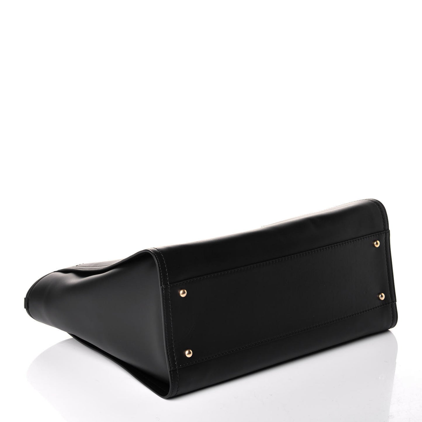 Calfskin Medium Deauville Tote Black