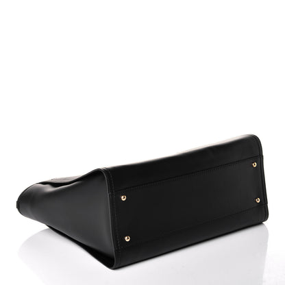 Chanel Calfskin Medium Deauville Tote Black 5 of 10