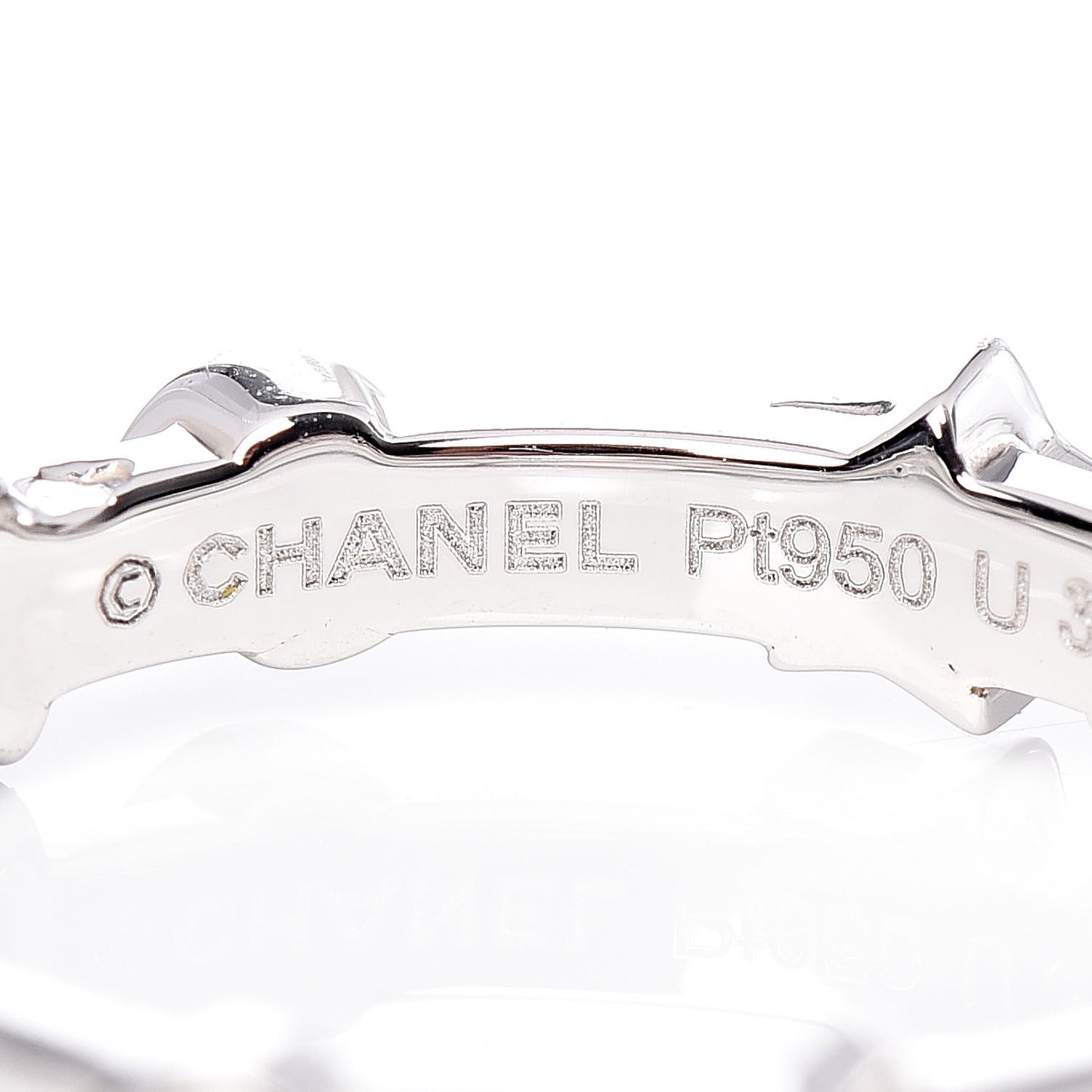 Platinum Diamond Comete Band Ring 47 4
