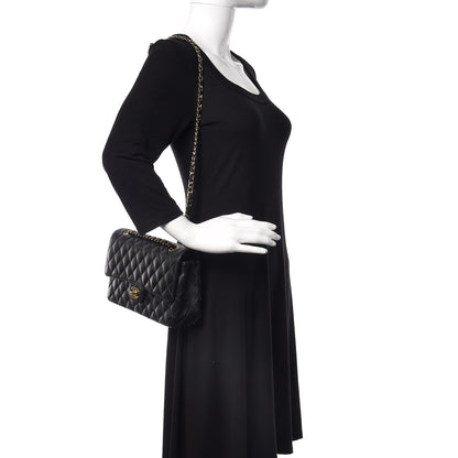 Chanel Caviar Quilted Medium Double Flap Black 2 of 12