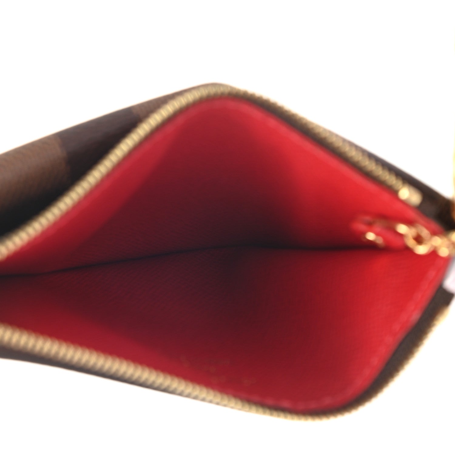 Louis Vuitton Damier Ebene Recto Verso Card Holder Red 5 of 6