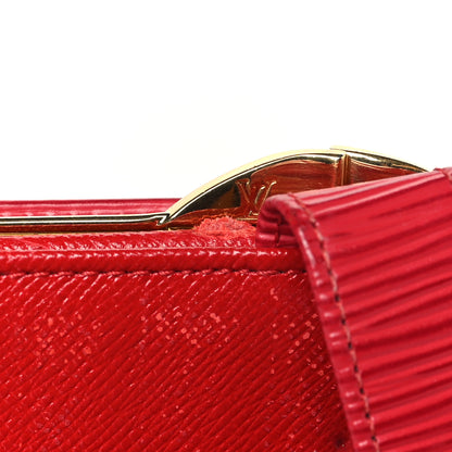 Louis Vuitton Epi French Purse Wallet Castillan Red 7 of 8