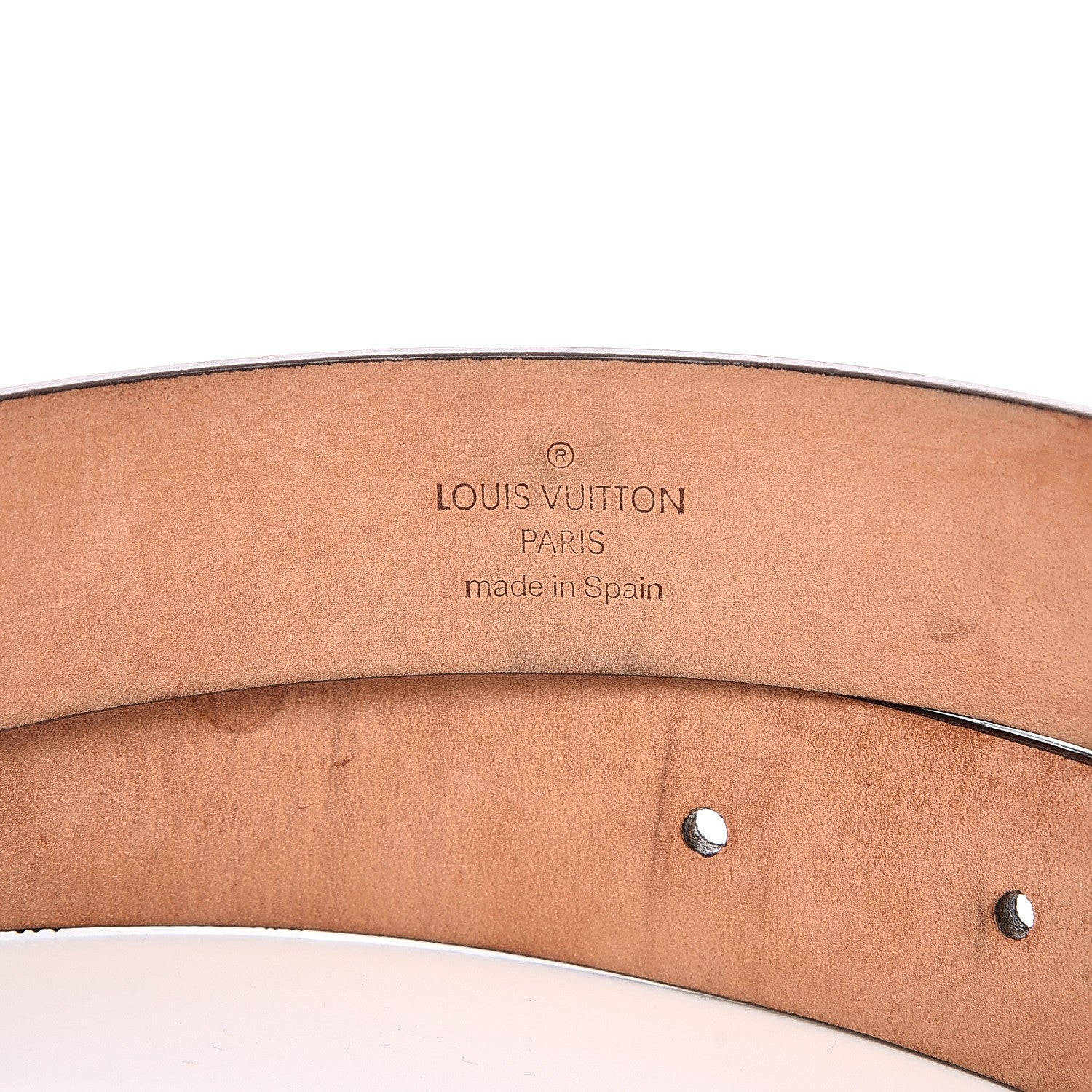 Louis Vuitton Monogram Ceinture Belt Gold Buckle 85 34 4 of 8