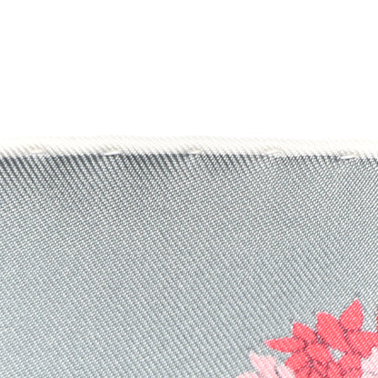 Hermes Silk Robe Legere Scarf 90 Gris Corail Rose Pourpre 10 of 12