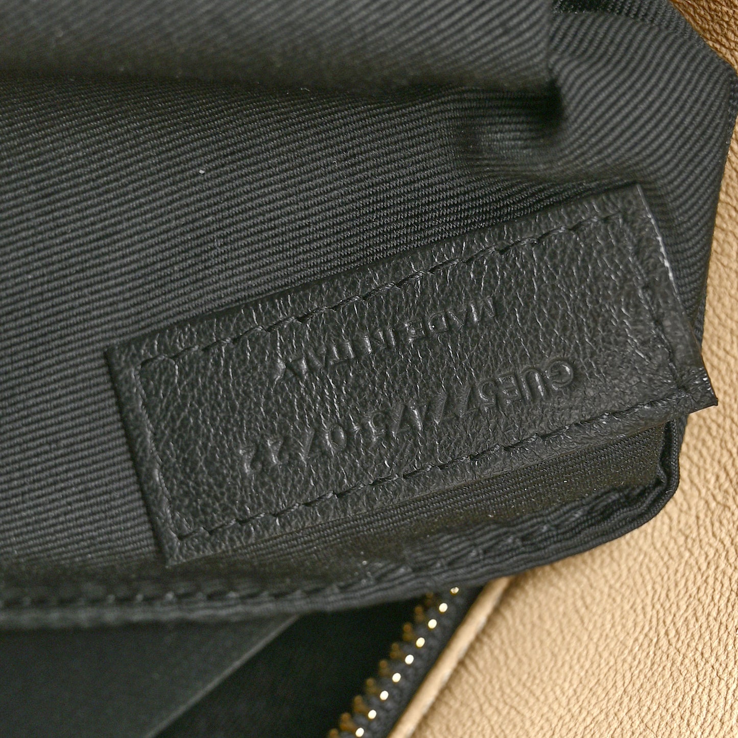 Lambskin Quilted Medium Loulou Puffer Monogram Chain Satchel Dark Beige