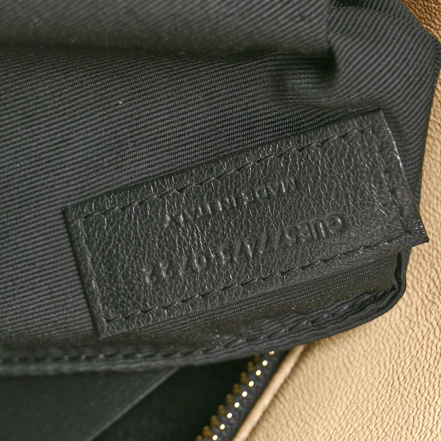 Saint Laurent Lambskin Quilted Medium Loulou Puffer Monogram Chain Satchel Dark Beige 7 of 10