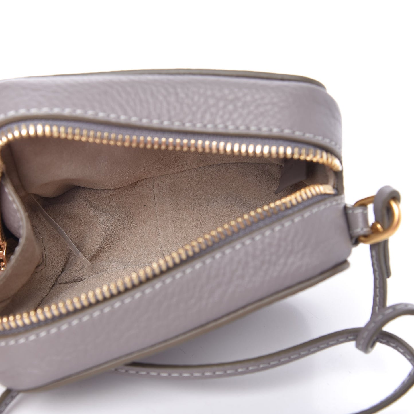 Calfskin Mini Marcie Crossbody Bag Cashmere Grey