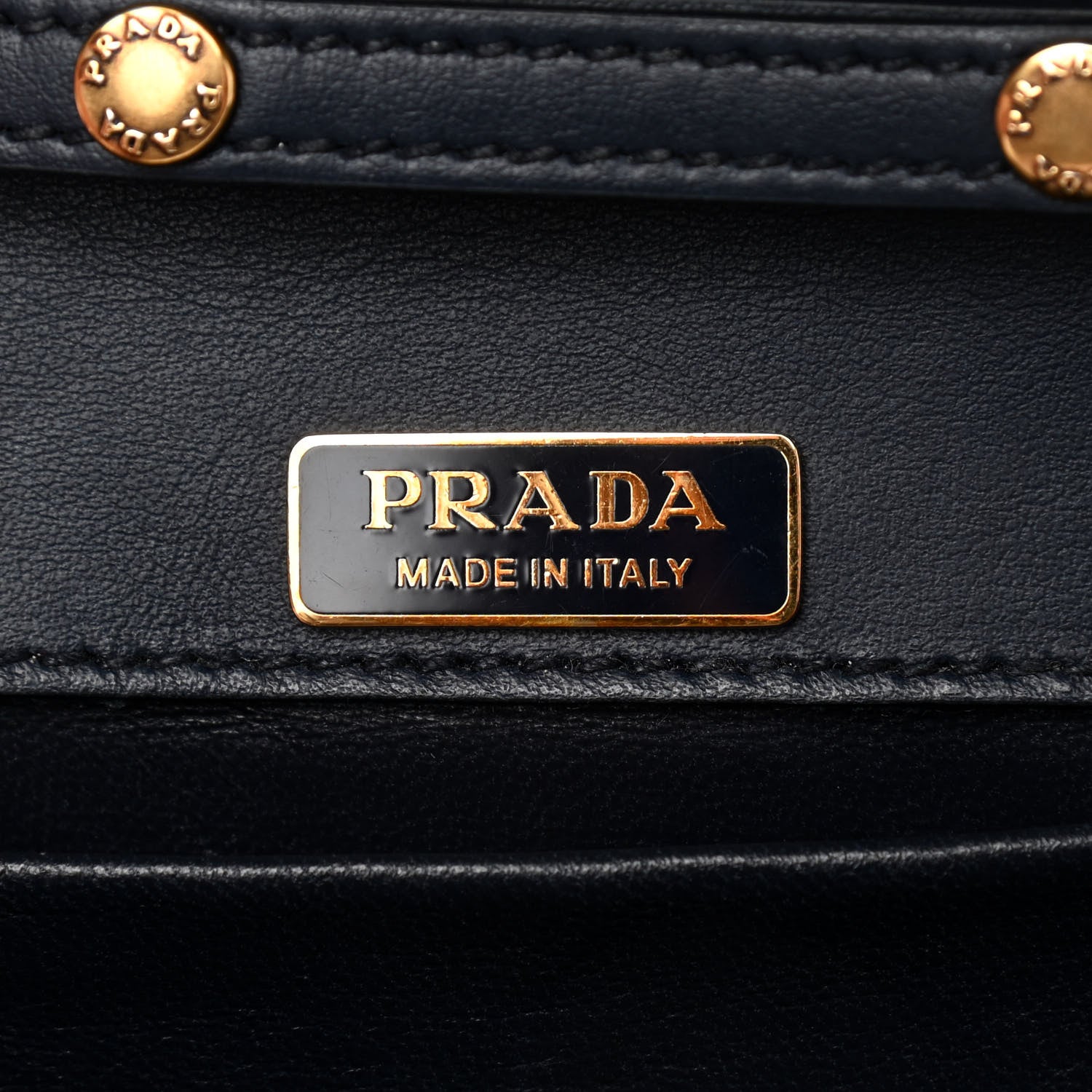 Prada City Calf Saffiano Astrology Cahier Bag Black 6 of 8