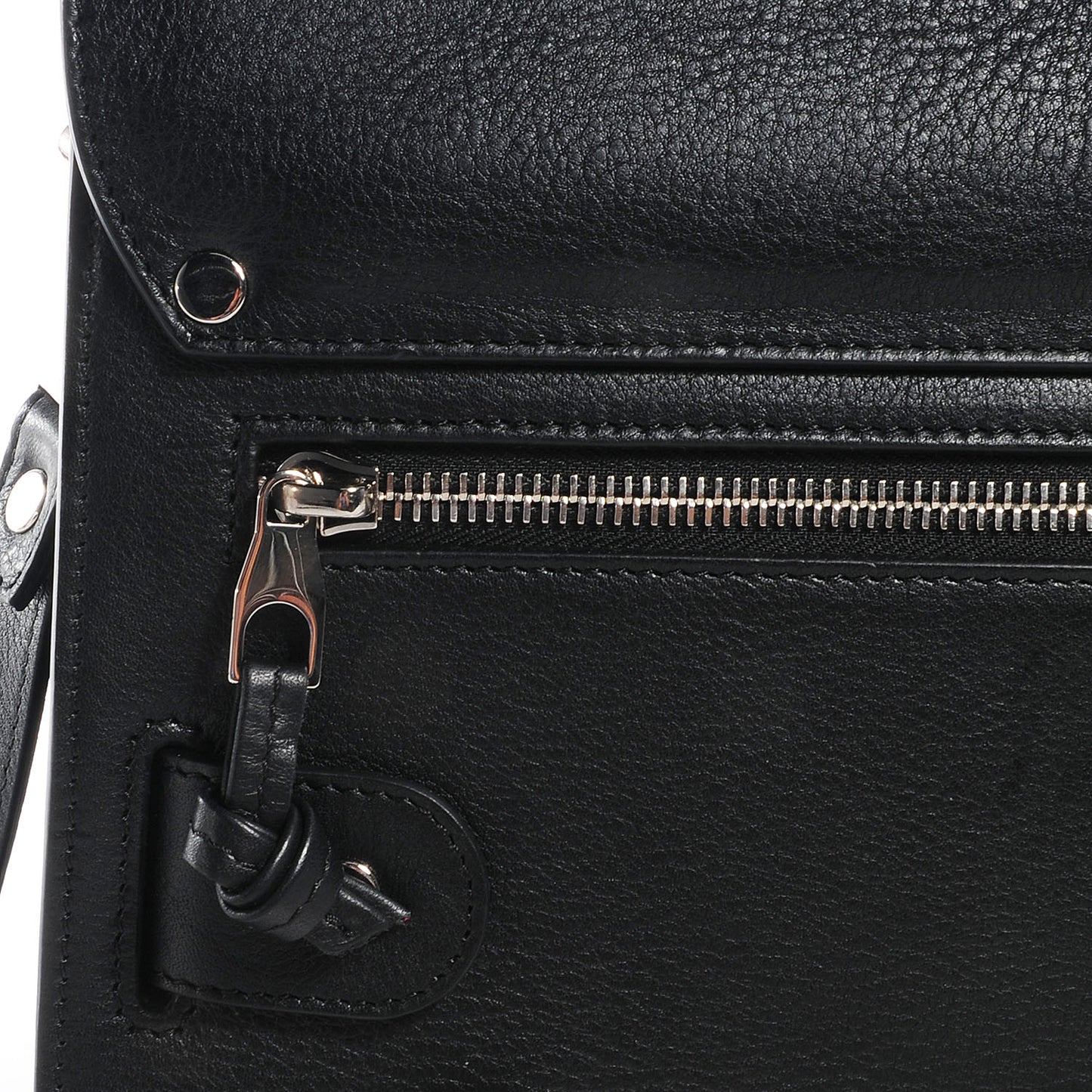 Leather PS11 Classic Shoulder Bag Old Matt Black