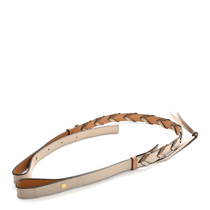 Loewe Calfskin Braided Loop Strap Light Caramel Sand Multicolor 9 of 12