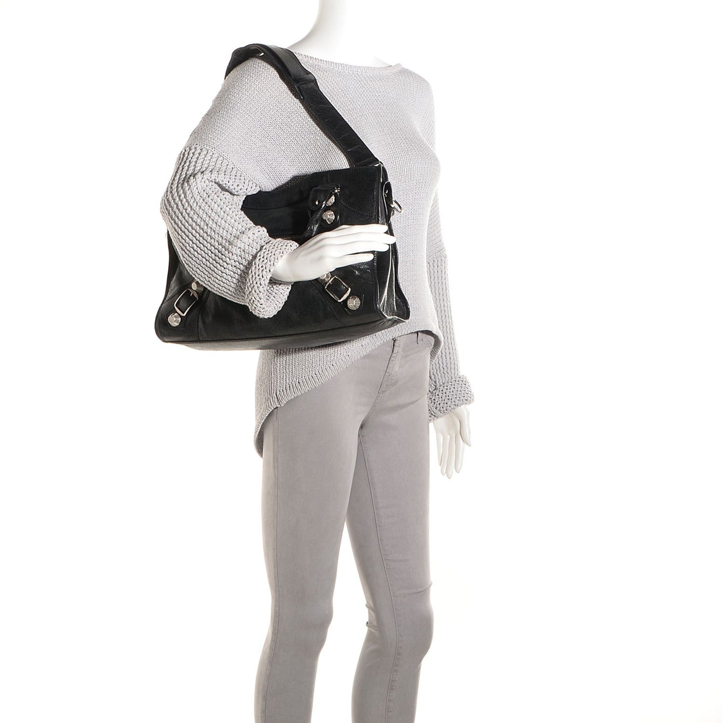 Agneau Giant 21 Silver Hardware City Black