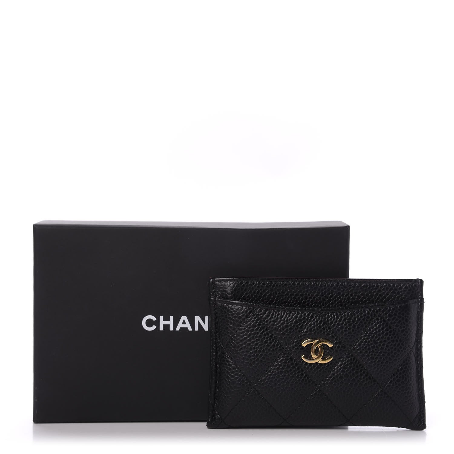 Chanel Caviar Quilted Card Holder Black 9 of 9