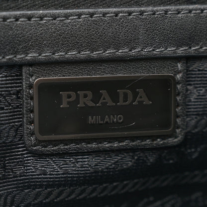 Prada Tessuto Nylon Soft Calfskin Pocket Backpack Black 6 of 11