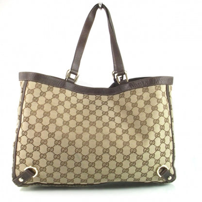 Gucci Monogram Canvas Abbey Large Tote 4 of 13