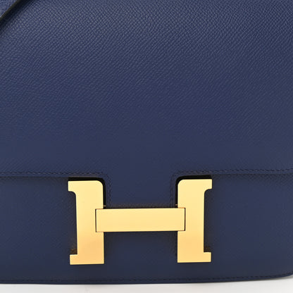 Hermes Epsom Constance 24 Bleu Saphir 8 of 11