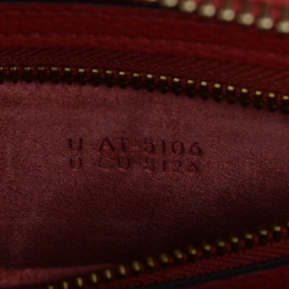 Celine Baby Grained Calfskin Micro Luggage Red 7 of 8