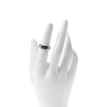 Cartier 18K White Gold 5.5mm LOVE Ring 51 5.75 2 of 4