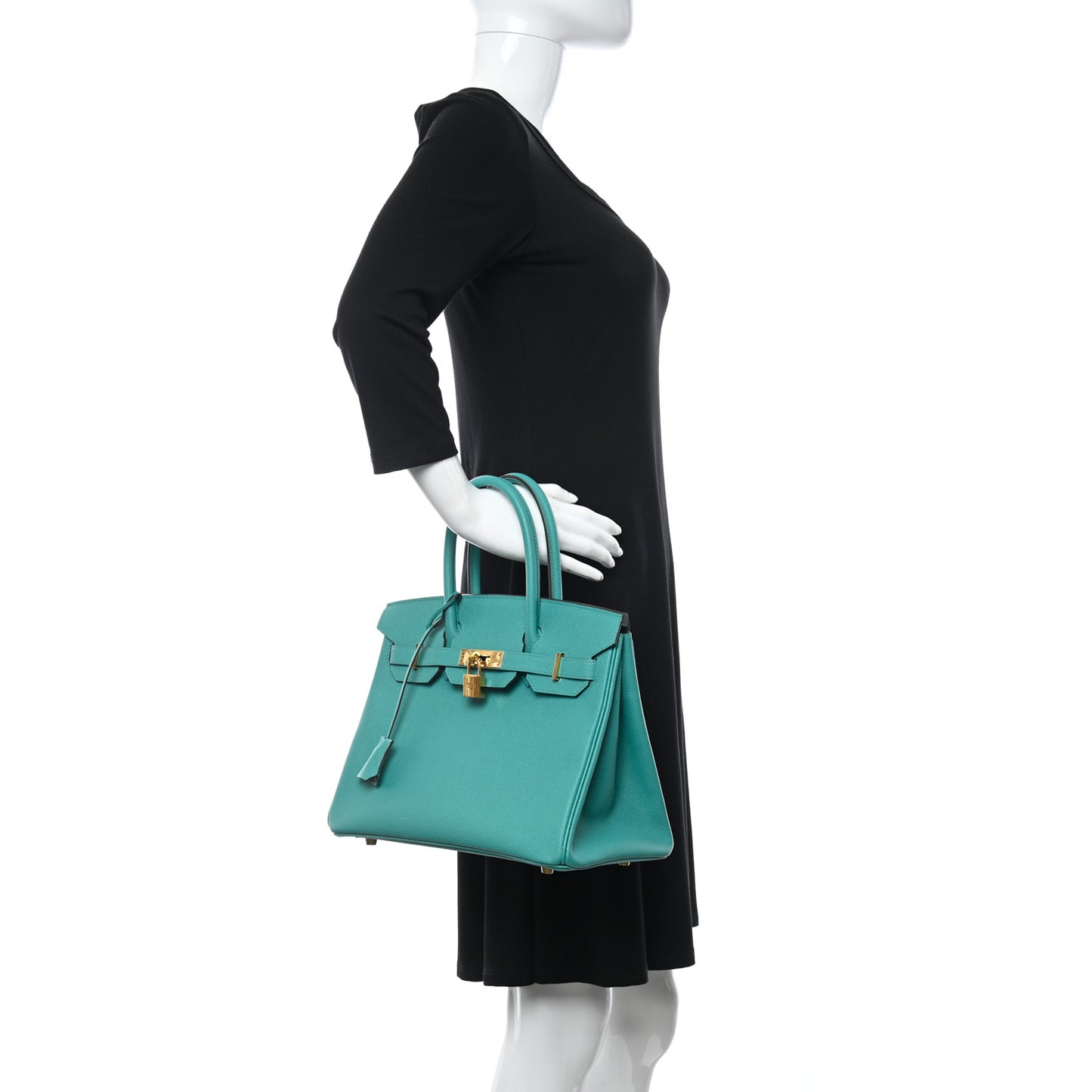 Epsom Birkin 30 Vert Verone