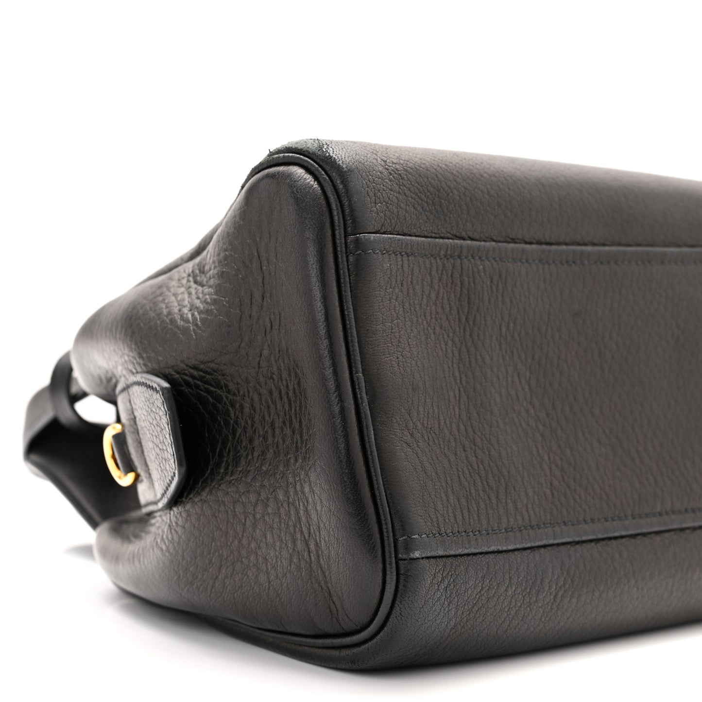 Cervo Deerskin Satchel Black