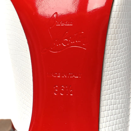 Christian Louboutin Calfskin Zarli Quart 80 Mules 36.5 White 6 of 8
