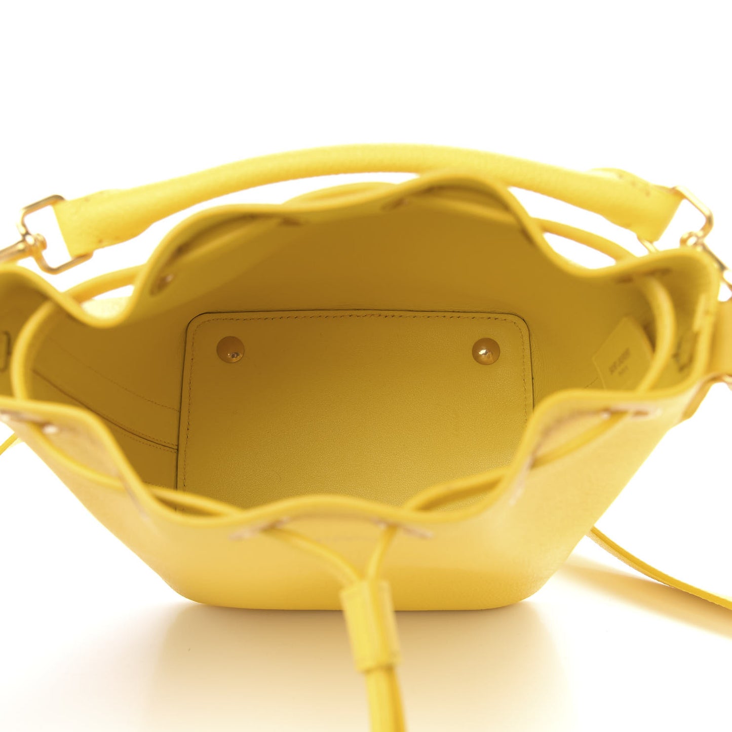 Calfskin Small Emmanuelle Bucket Bag Soleil