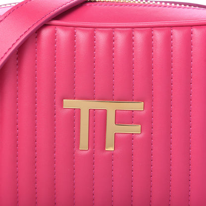 Tom Ford Bos Taurus Calfskin Quilted TF Camera Bag Cabaret 9 of 9