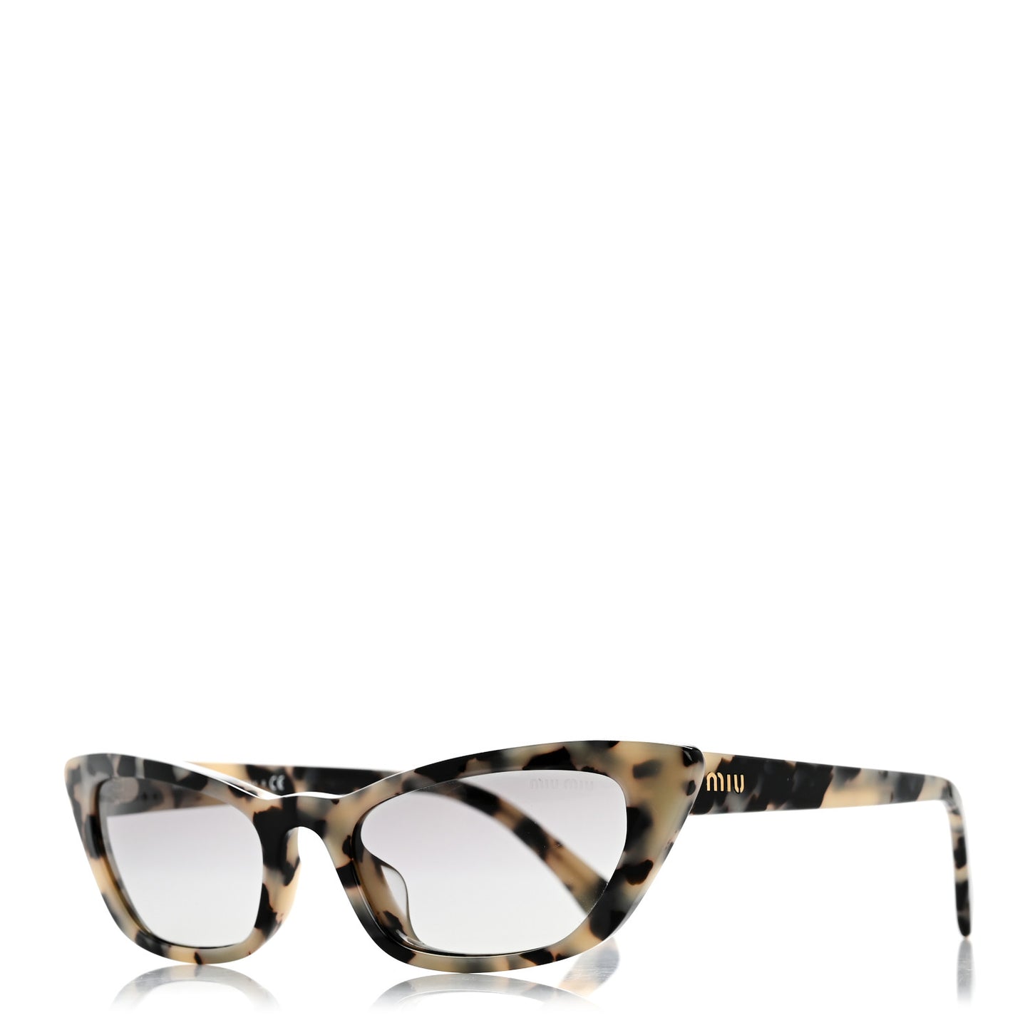 Acetate Cat Eye Sunglasses SMU 10U-A Tortoise Grey