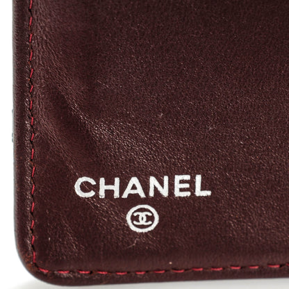 Chanel Lambskin Quilted Yen Wallet Black 6 of 8