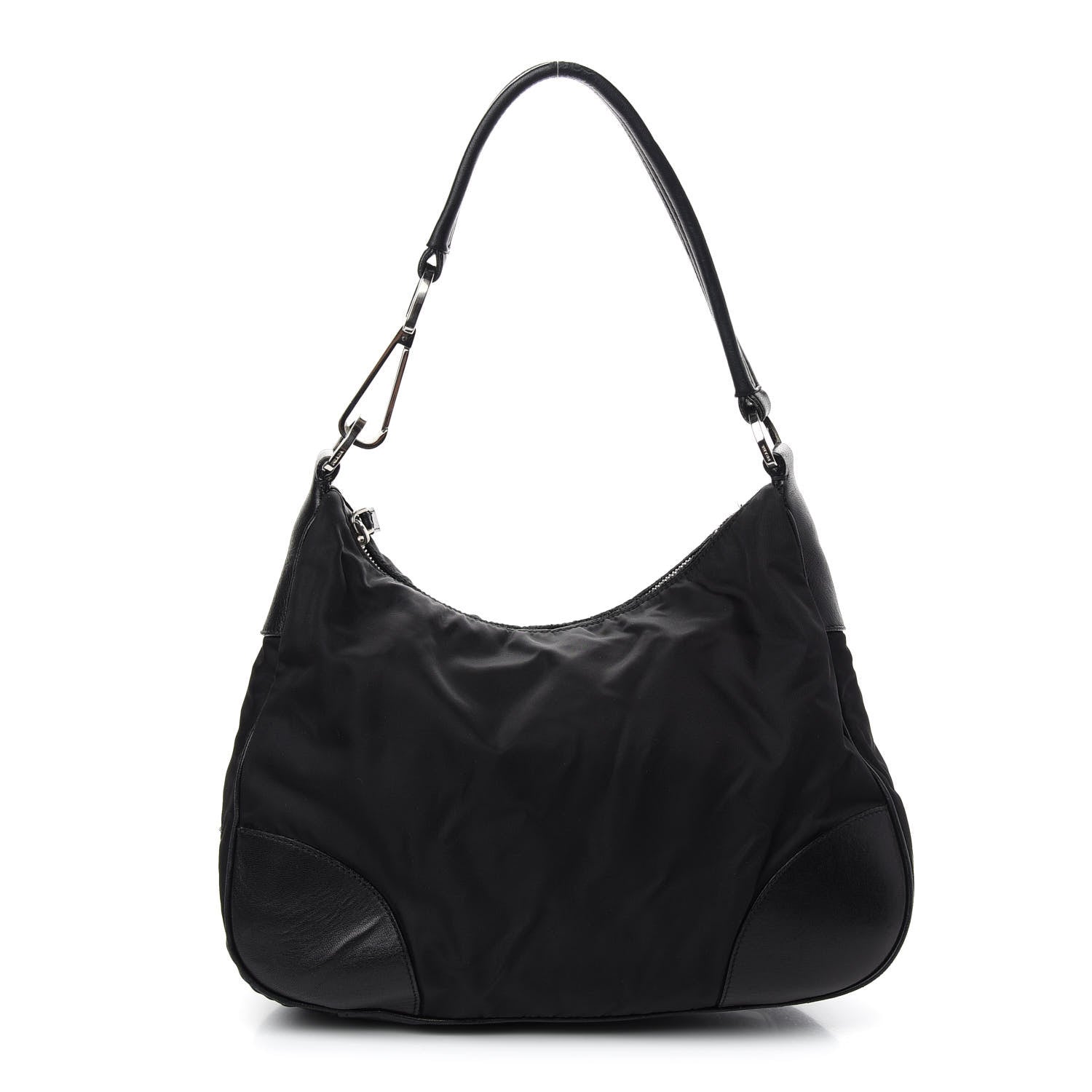 Prada Tessuto Nylon Shoulder Bag Black 1 of 14