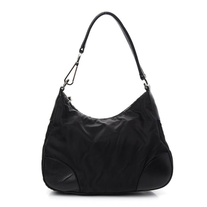 Prada Tessuto Nylon Shoulder Bag Black 1 of 14