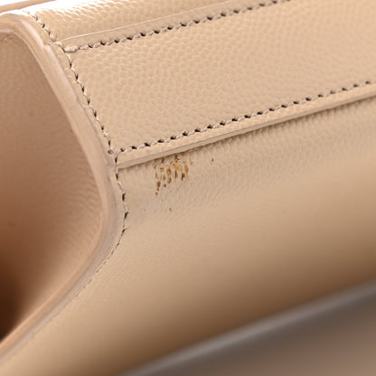 Saint Laurent Grain De Poudre Classic Monogram Cassandre Clutch Nude Powder 12 of 12