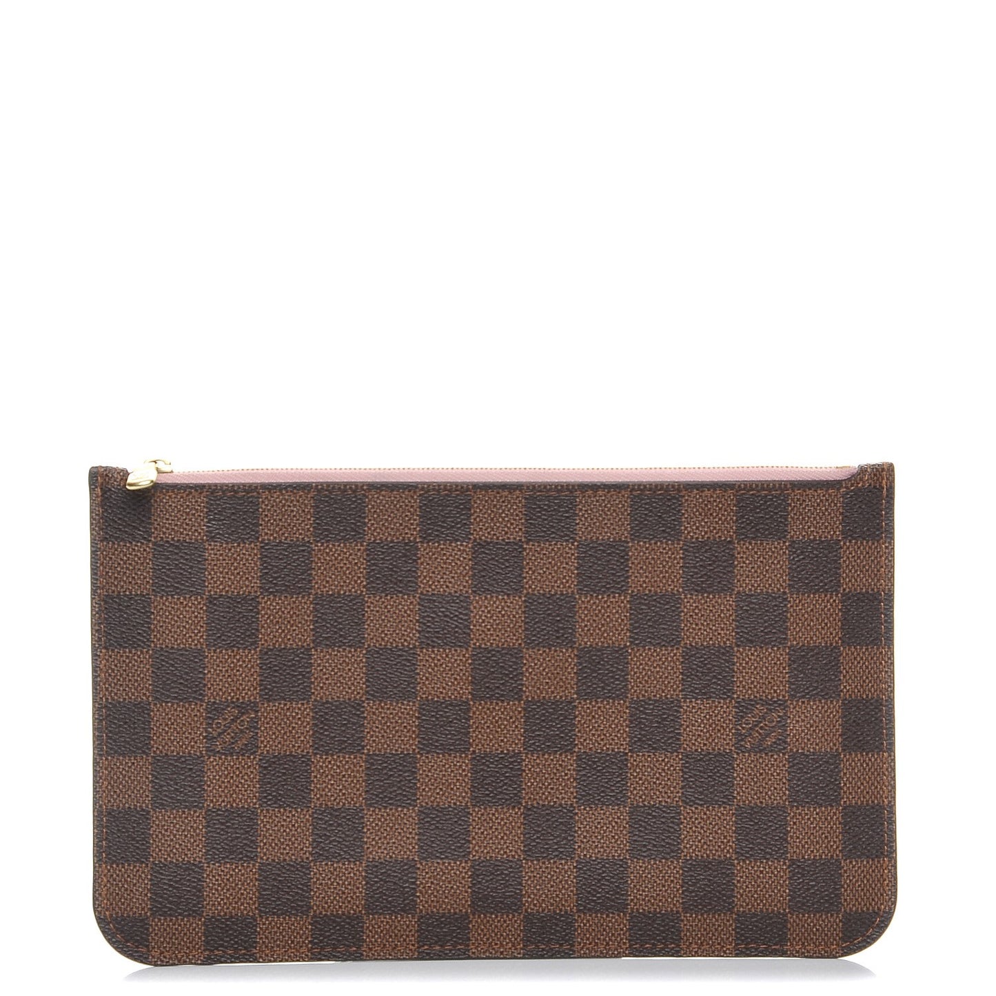 Damier Ebene Neverfull MM GM Pochette Rose Ballerine