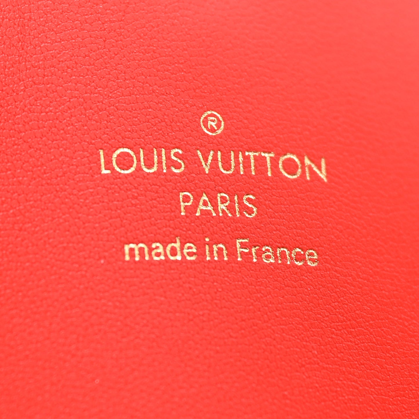 Monogram Medium Kirigami Pochette Insert Coquelicot