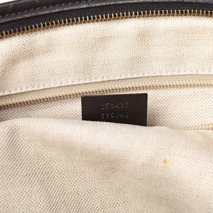 Gucci GG Supreme Monogram Medium Zippered Tote Dark Brown 7 of 19
