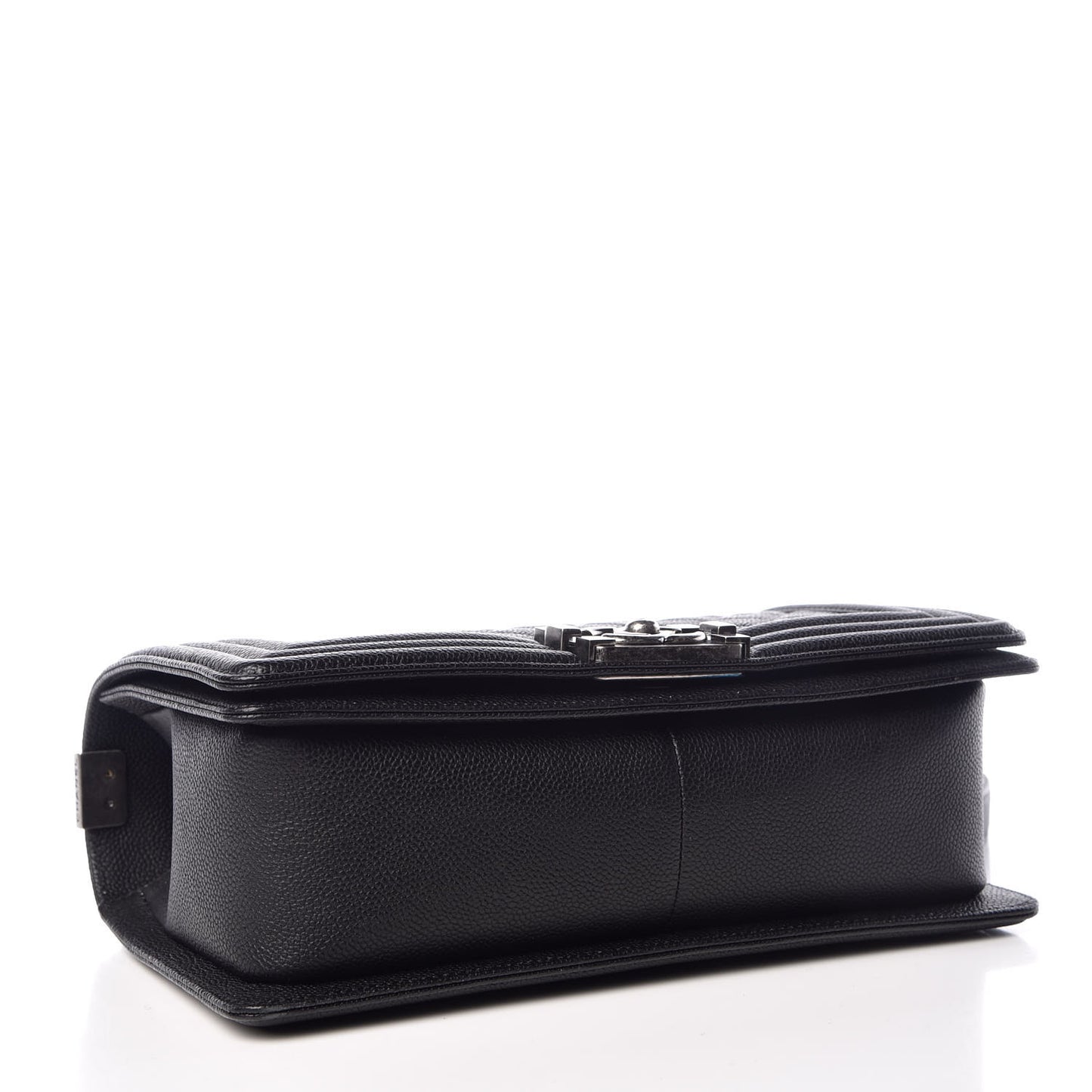Caviar Quilted Medium Boy Flap Black