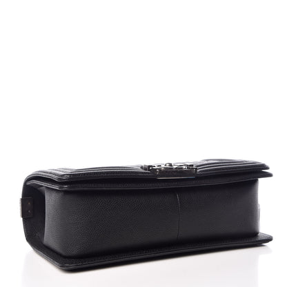 Chanel Caviar Quilted Medium Boy Flap Black 5 of 11