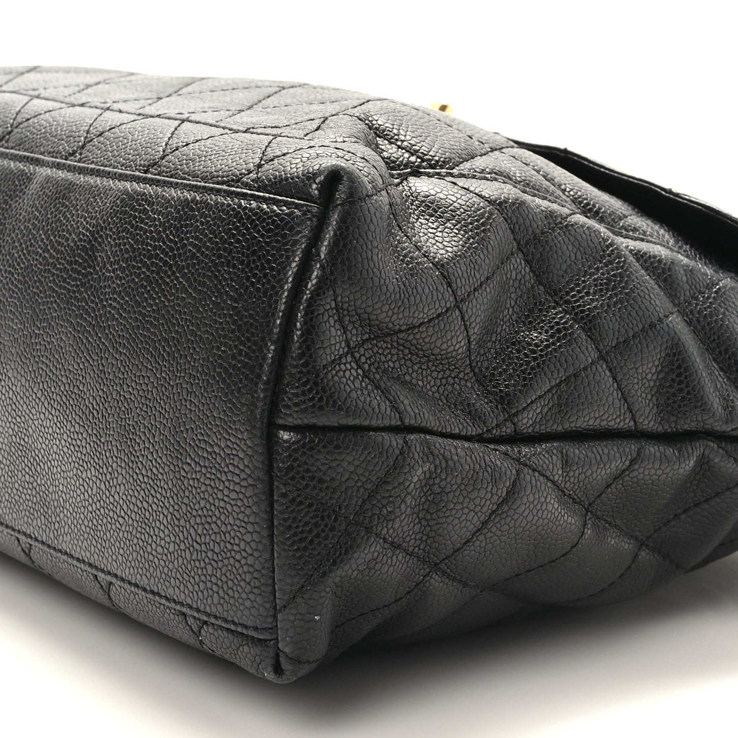 Chanel Caviar Quilted Flap Shoulder Bag Black 9 of 9