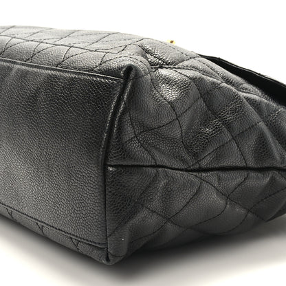 Chanel Caviar Quilted Flap Shoulder Bag Black 9 of 9