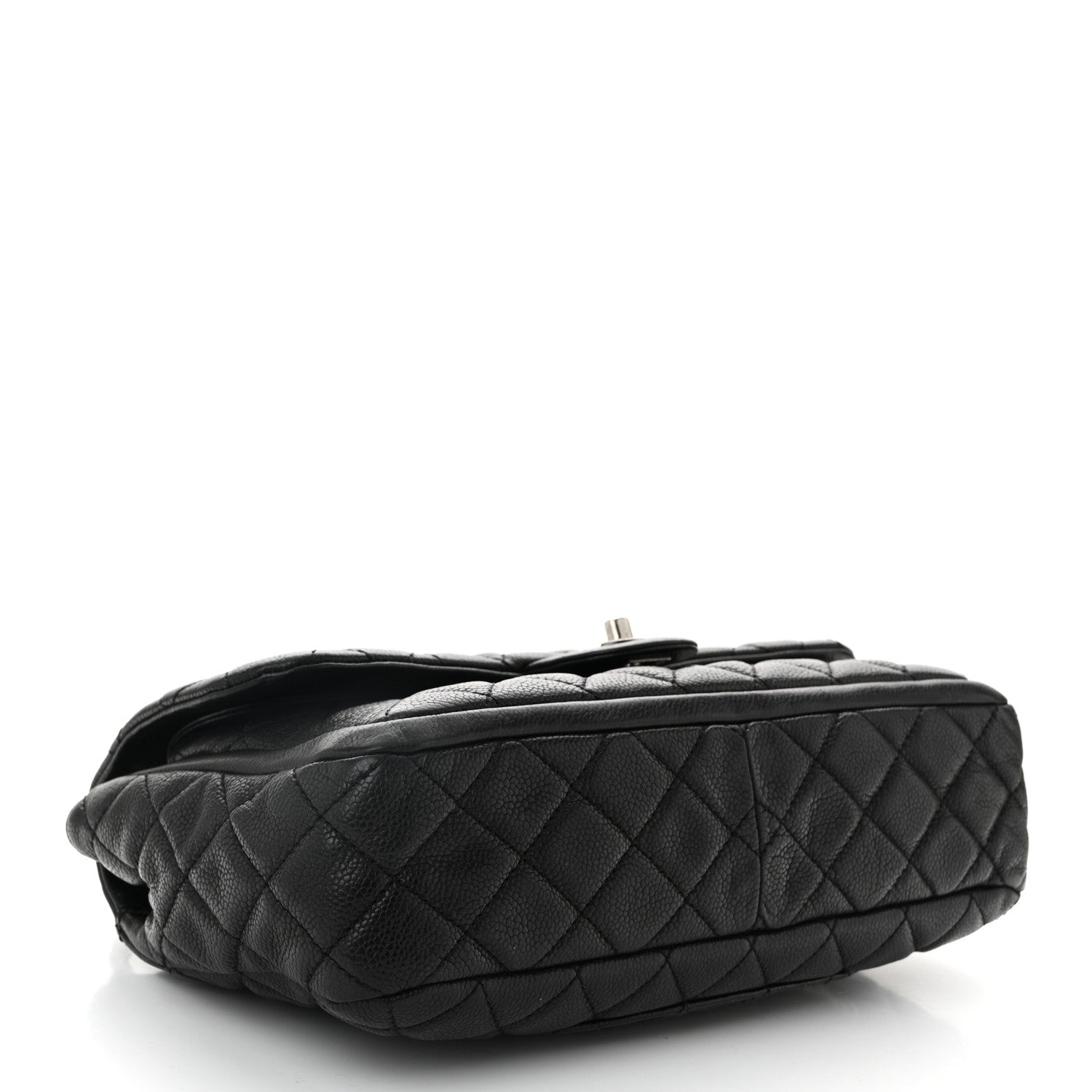 Chanel Caviar Quilted Large Now and Forever Flap Black 4 of 10