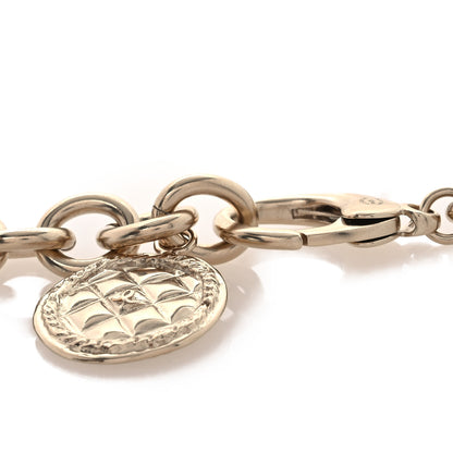 Chanel Chain Quilted CC Medallion Belt 80 Gold 3 of 4