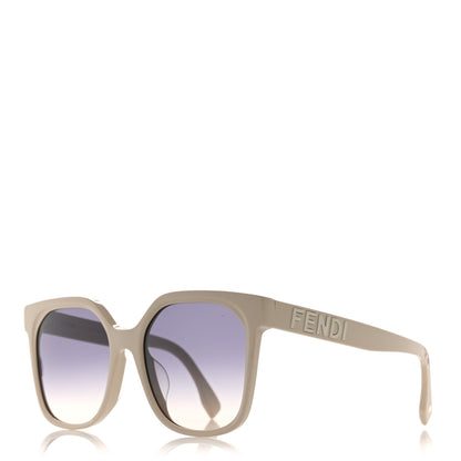 Fendi Acetate Square Sunglasses FE40007F Beige 1 of 7