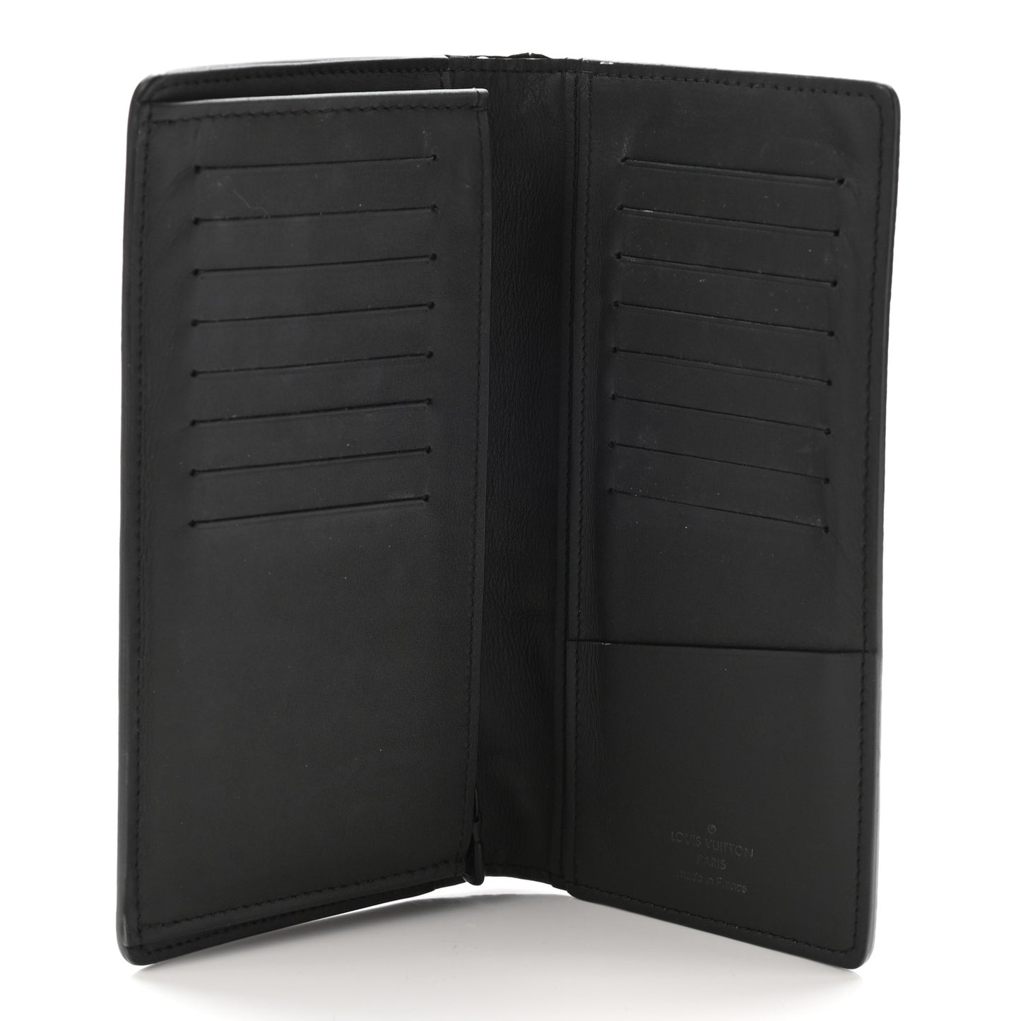 Calfskin Monogram Shadow Brazza Wallet Black