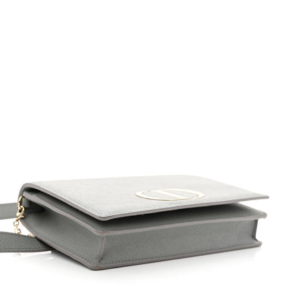 Christian Dior Grained Calfskin 30 Montaigne 2 in 1 Pouch Grey 4 of 10